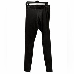 EXPRESS Black Faux Leather Leggings Medium M NWT High-Rise Vegan Leather Pants